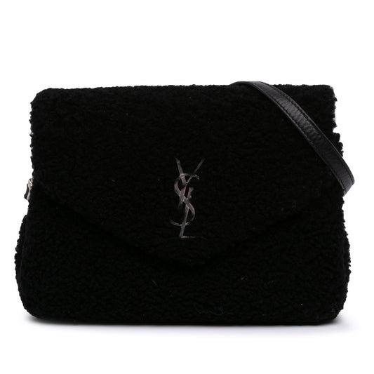 Saint Laurent Toy Shearling Loulou Crossbody