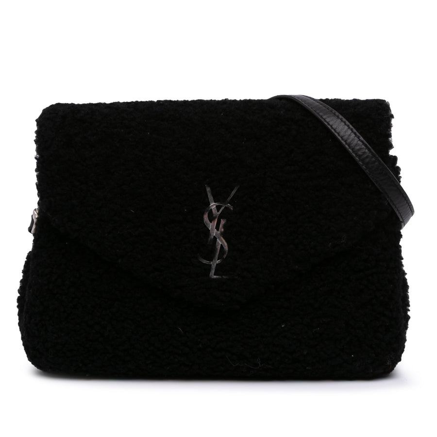 Saint Laurent Toy Shearling Loulou Crossbody