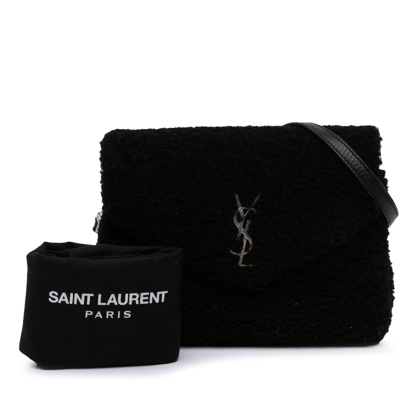 Saint Laurent Toy Shearling Loulou Crossbody
