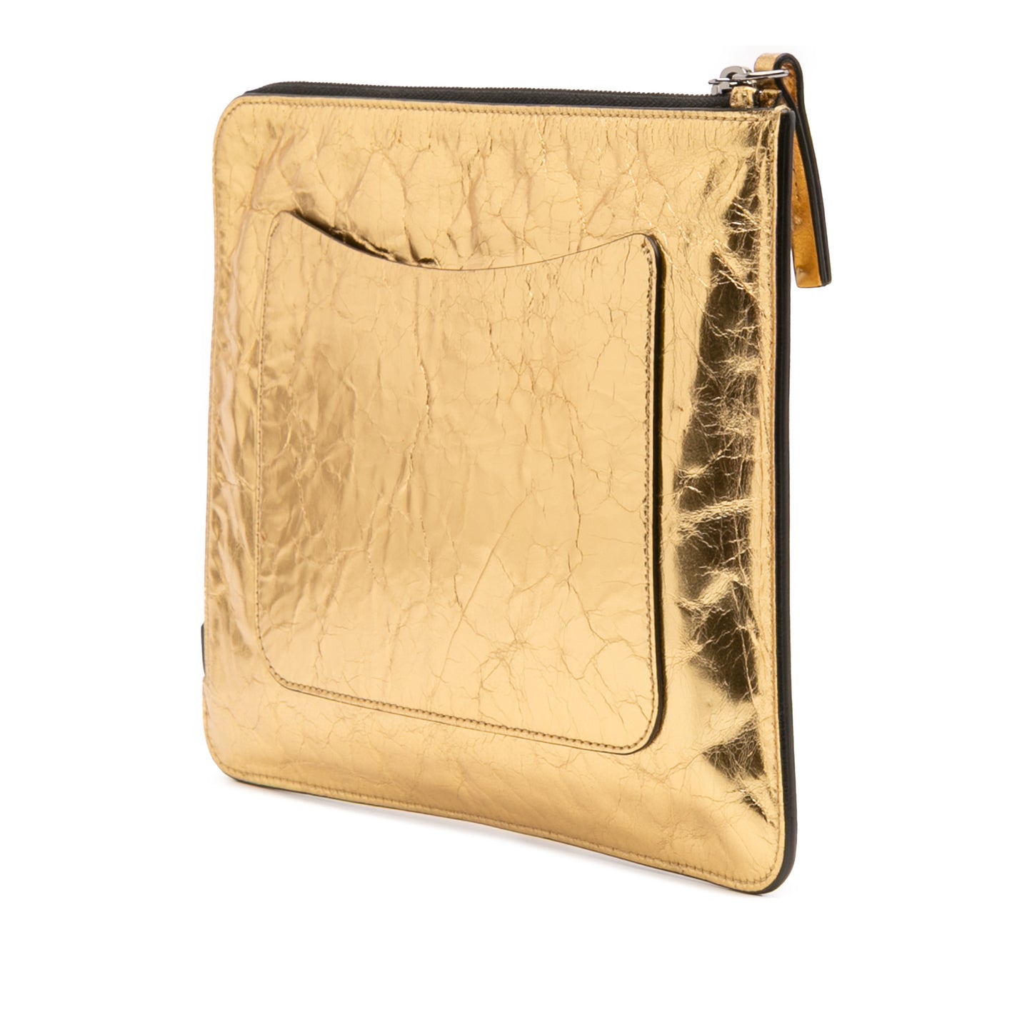 Chanel Metallic Lambskin Je Ne Suis Pas En Solde Clutch