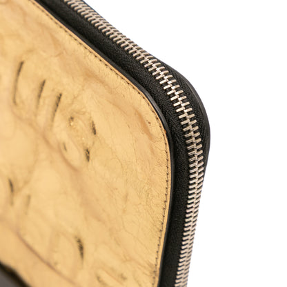 Chanel Metallic Lambskin Je Ne Suis Pas En Solde Clutch