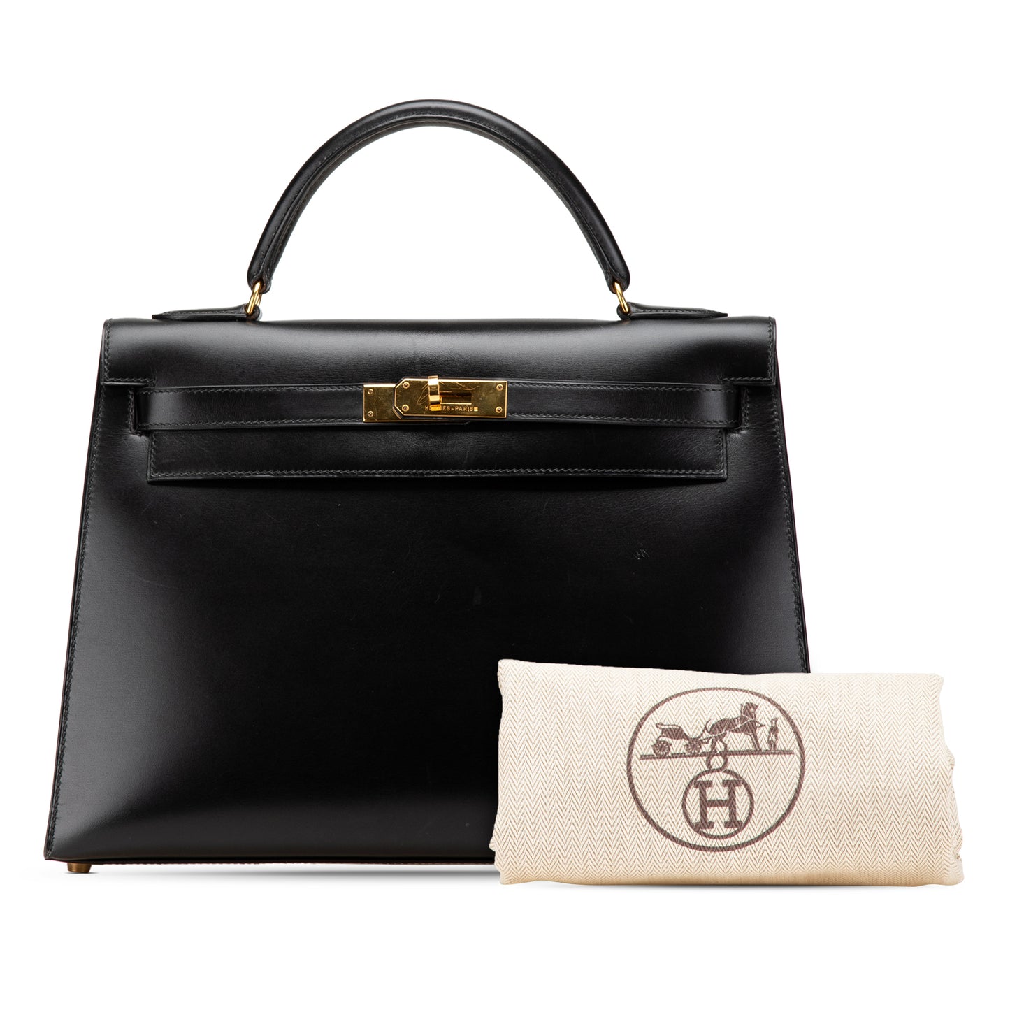 Hermès Box Calf Kelly Sellier 32