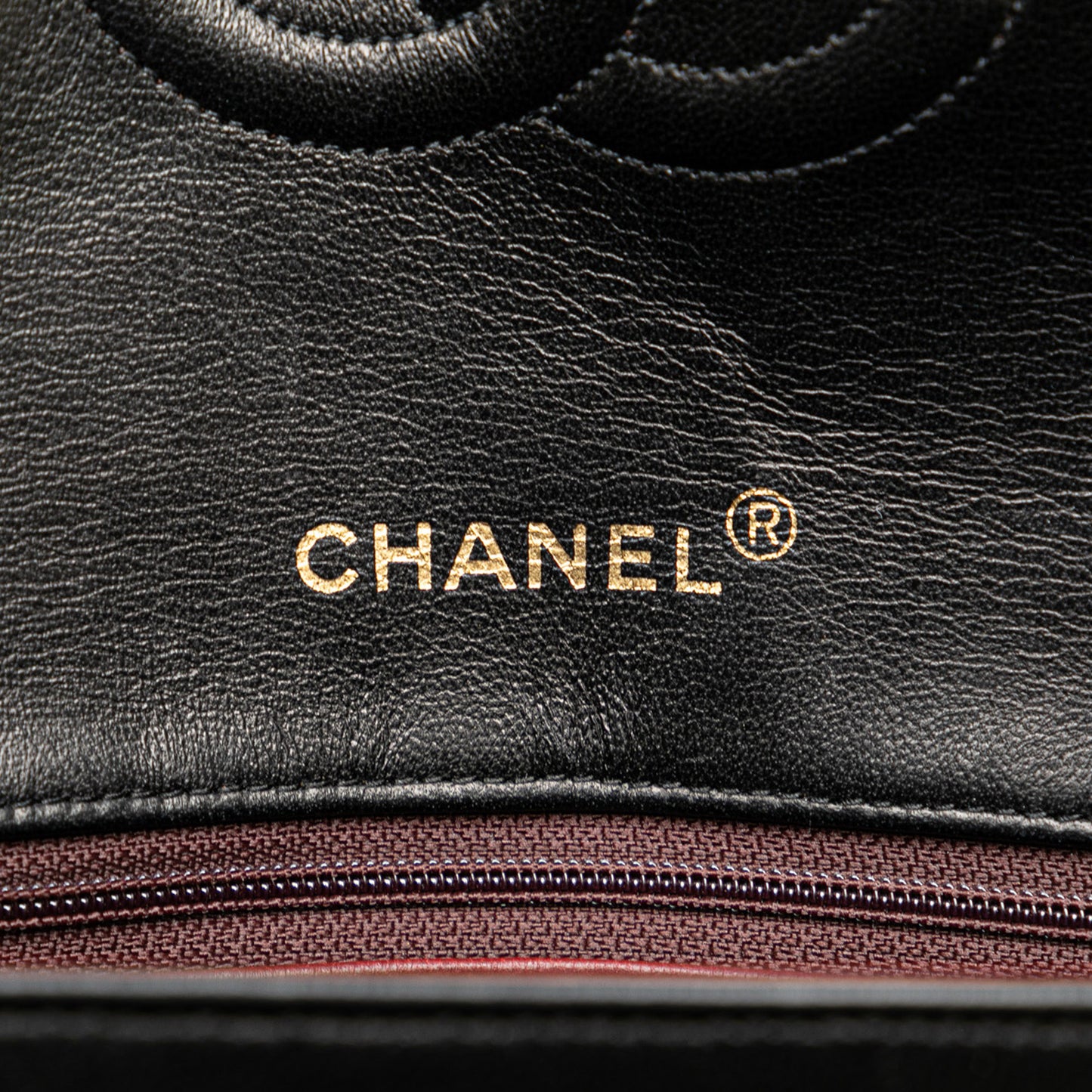Chanel CC Bicolor Quilted Lambskin Single Flap