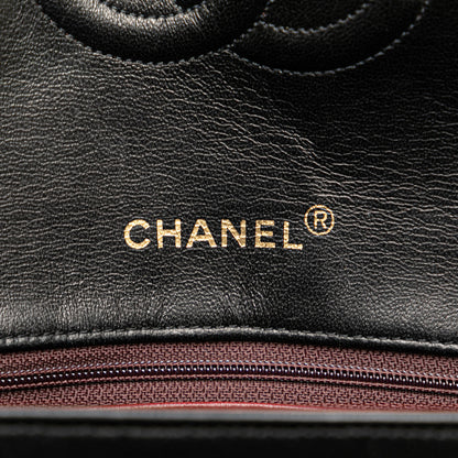 Chanel CC Bicolor Quilted Lambskin Single Flap