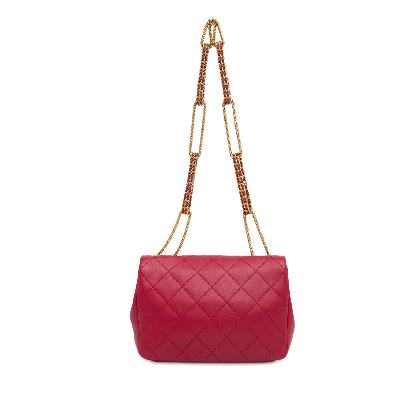 Chanel Small Quilted Lambskin On And On Chain Flap