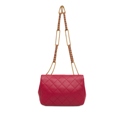 Chanel Small Quilted Lambskin On And On Chain Flap