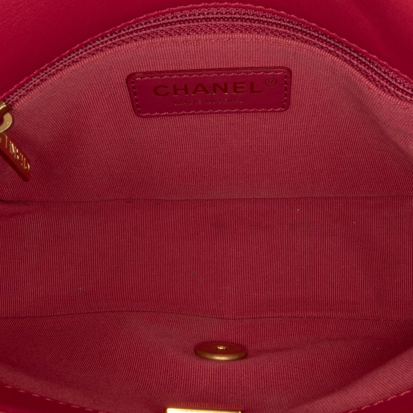 Chanel Small Quilted Lambskin On And On Chain Flap