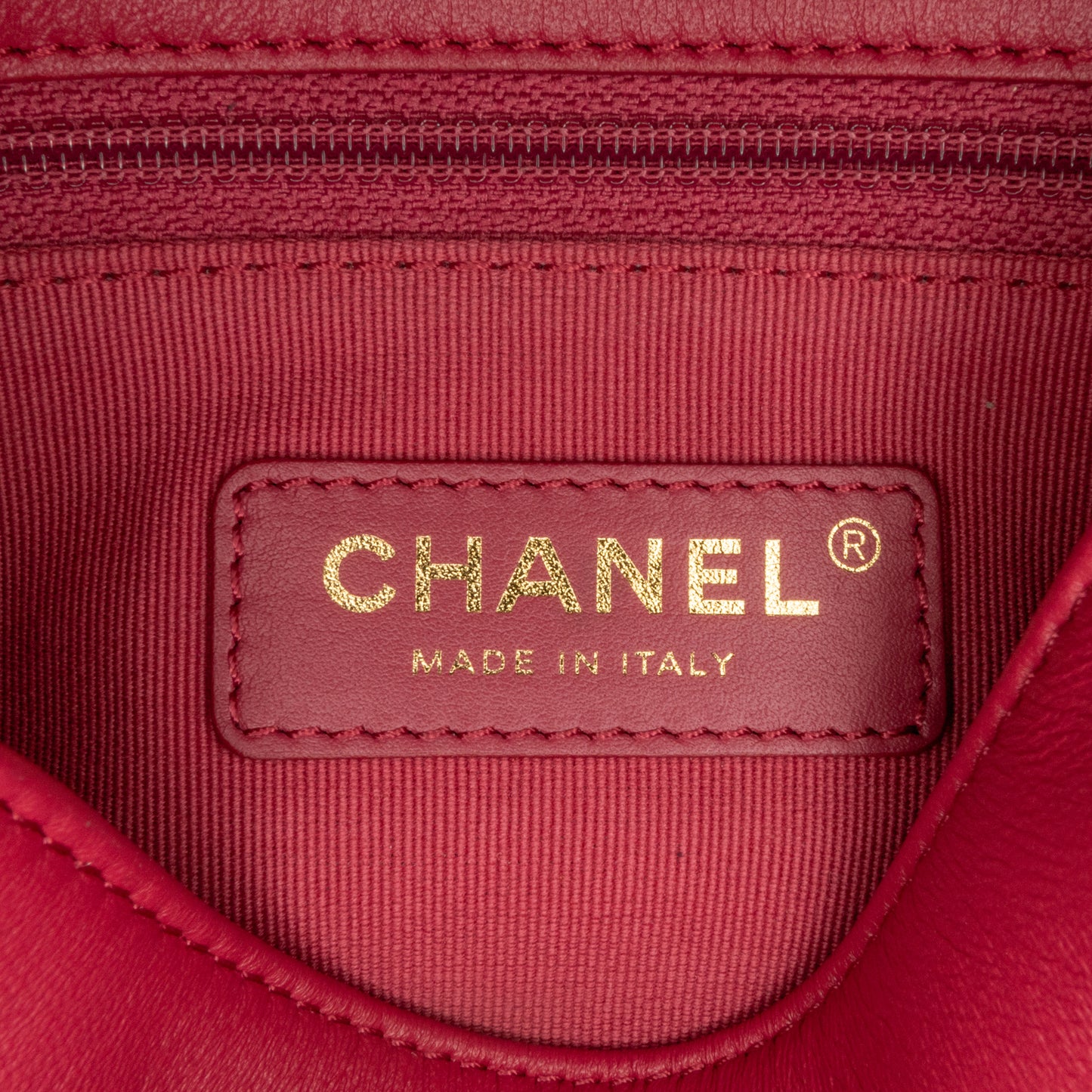 Chanel Small Quilted Lambskin On And On Chain Flap