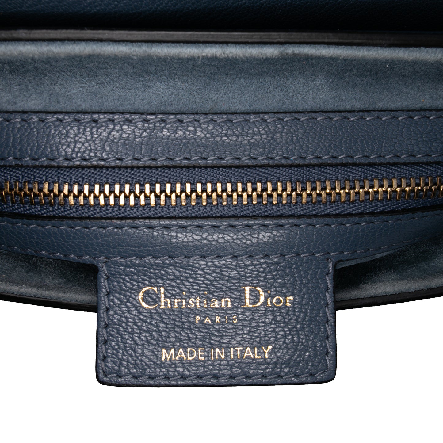 Dior Leather Saddle Bag