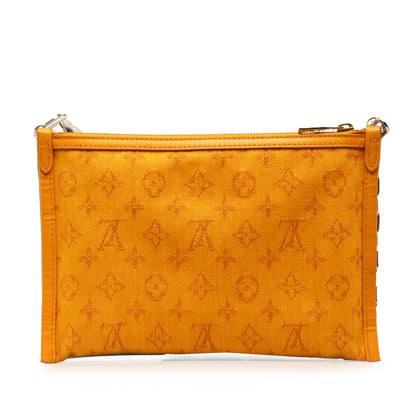 Louis Vuitton Monogram Antartica Double Flat Messenger