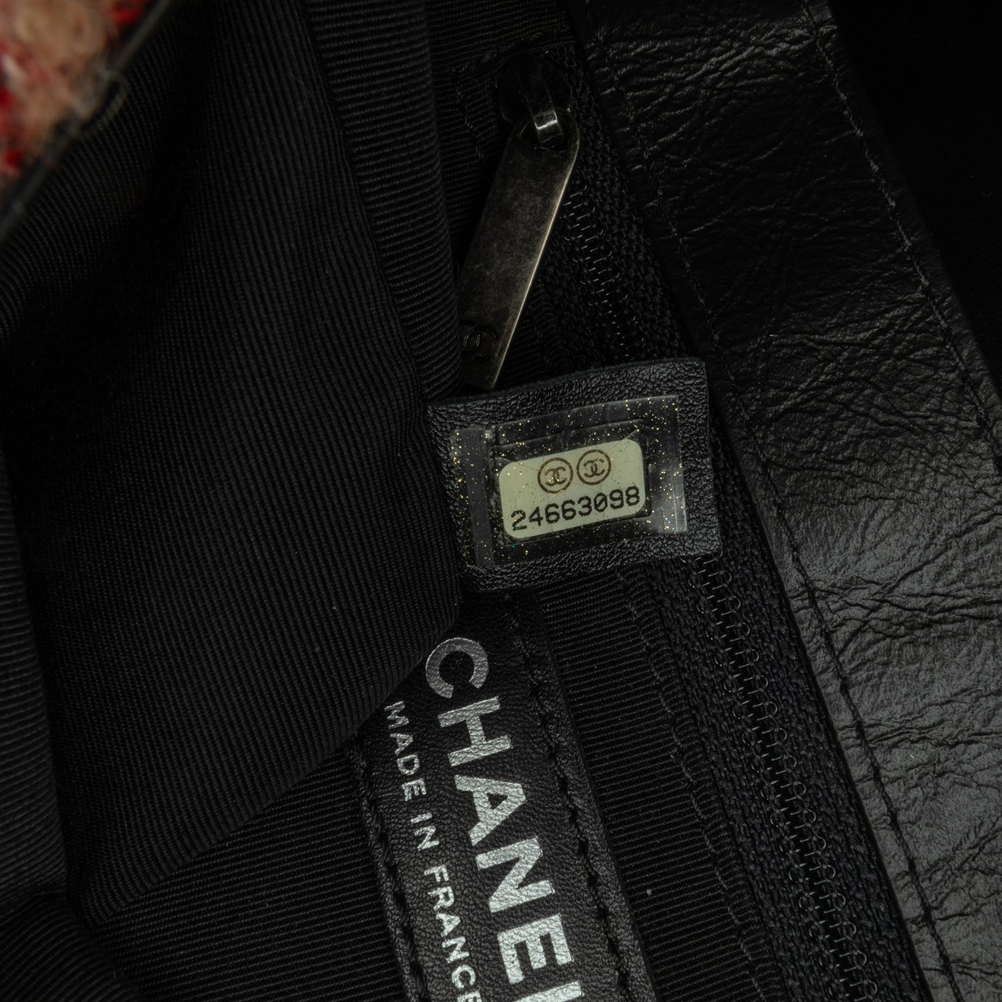Chanel CC Tweed and Shearling Single Flap (20679)