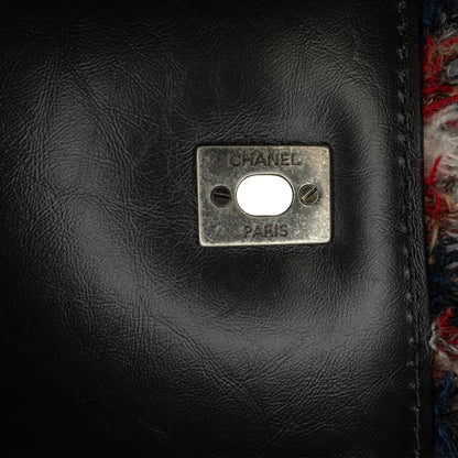 Chanel CC Tweed and Shearling Single Flap (20679)