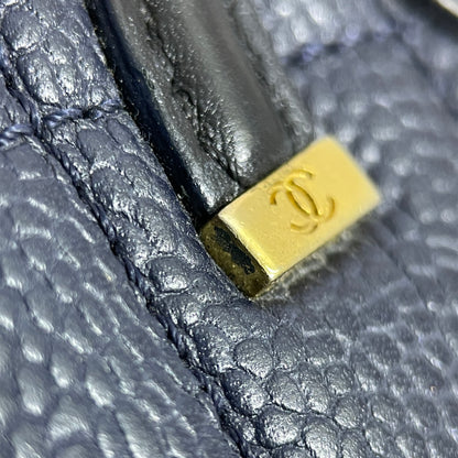 Chanel Small Bicolor Caviar CC Filigree Flap (20528)