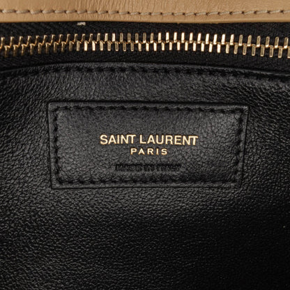 Saint Laurent Medium Raffia Cassandra Chain Crossbody