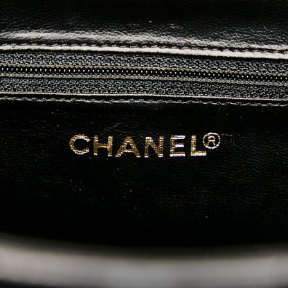 Chanel Caviar Chevron Vanity Case