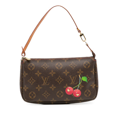 Louis Vuitton Takashi Murakami Monogram Cherry Pochette Accessoires