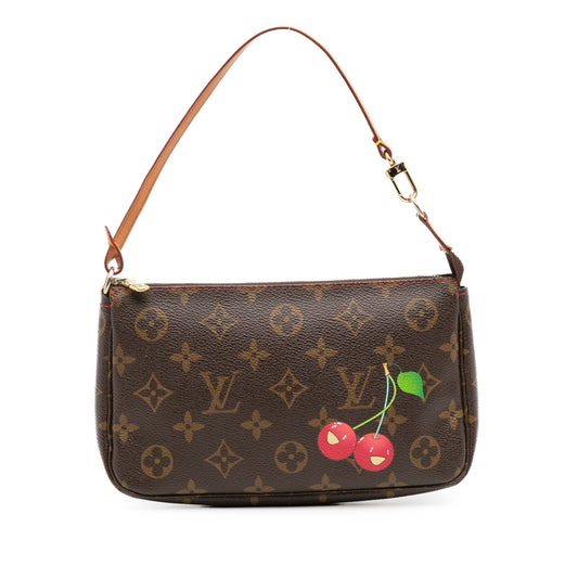 Louis Vuitton Takashi Murakami Monogram Cherry Pochette Accessoires