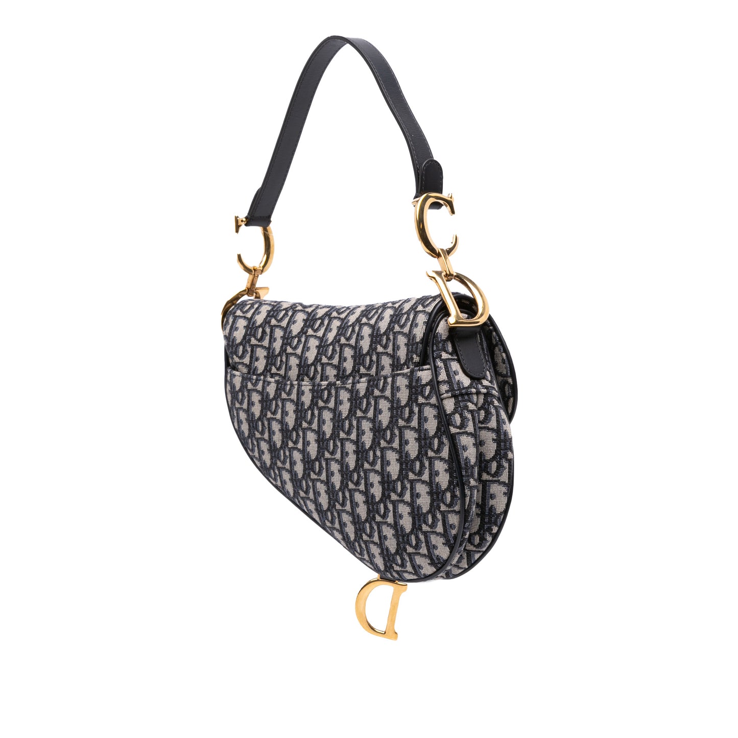Dior Oblique Canvas Saddle Bag