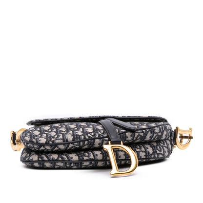 Dior Oblique Canvas Saddle Bag