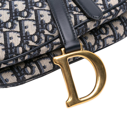 Dior Oblique Canvas Saddle Bag