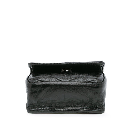 Saint Laurent Micro Crinkled Leather Niki Airpods Case With Chain