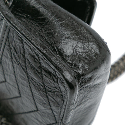 Saint Laurent Micro Crinkled Leather Niki Airpods Case With Chain