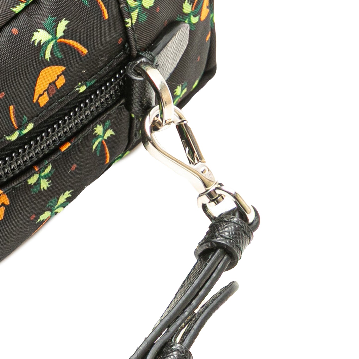 Prada Small Tessuto Saint Palm Cosmetic Pouch