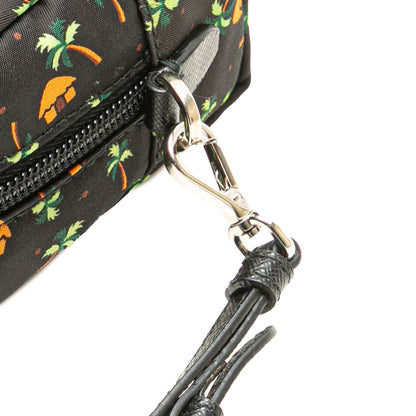 Prada Small Tessuto Saint Palm Cosmetic Pouch