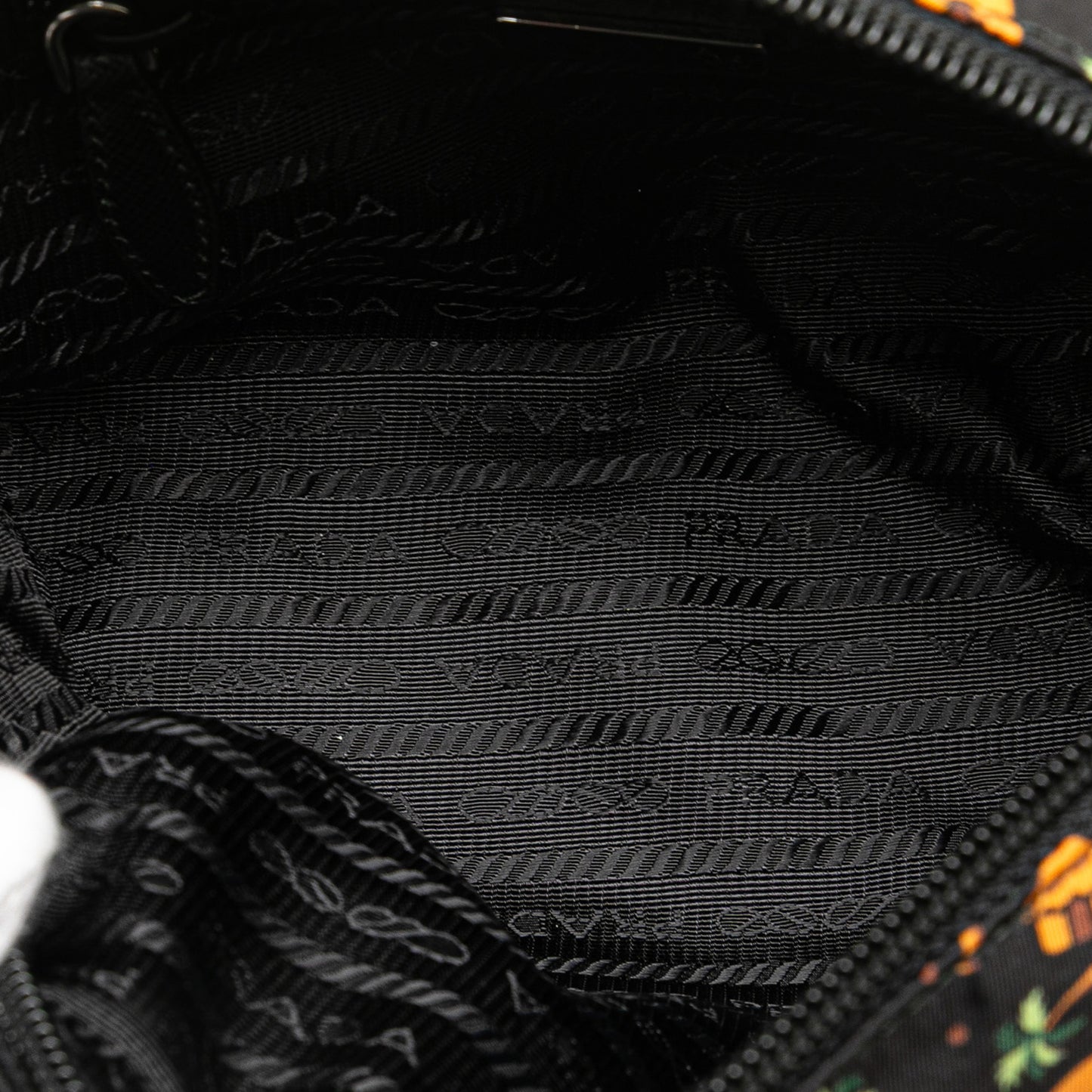 Prada Small Tessuto Saint Palm Cosmetic Pouch