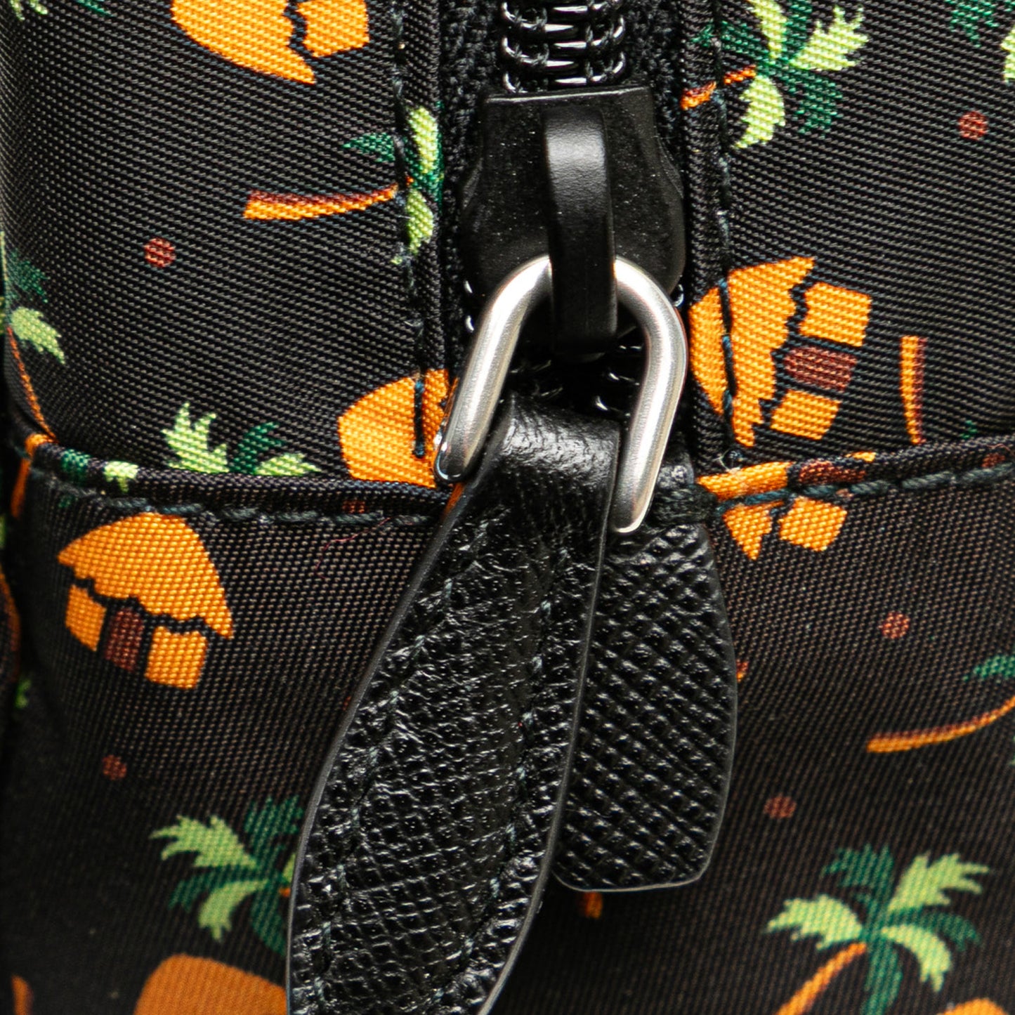 Prada Small Tessuto Saint Palm Cosmetic Pouch