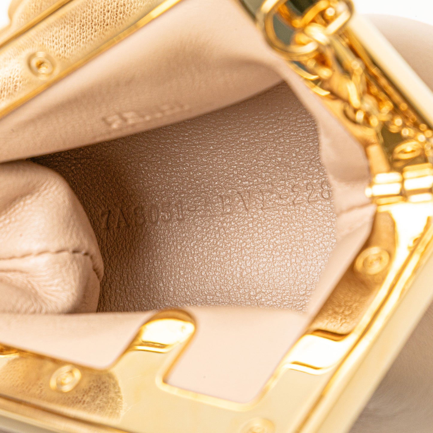 Fendi Nano Nappa Fendi First Charm Bag