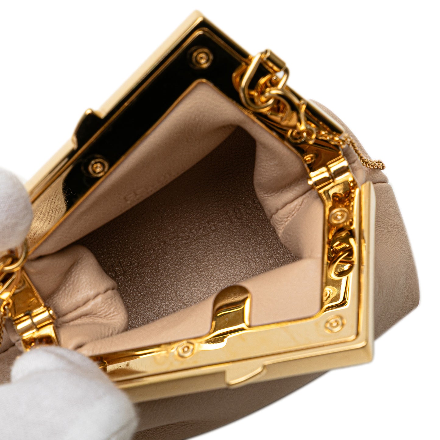 Fendi Nano Nappa Fendi First Charm Bag
