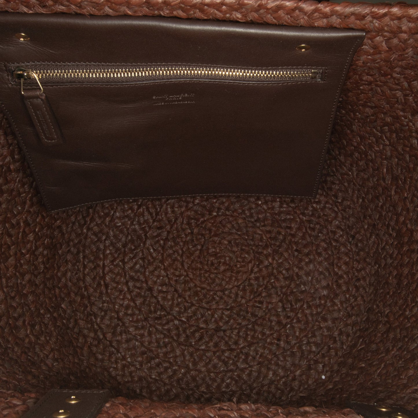 Saint Laurent Raffia Tote
