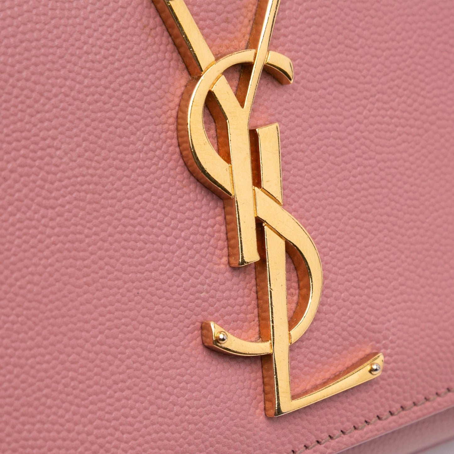 Saint Laurent Small Grain De Poudre Monogram Kate Crossbody
