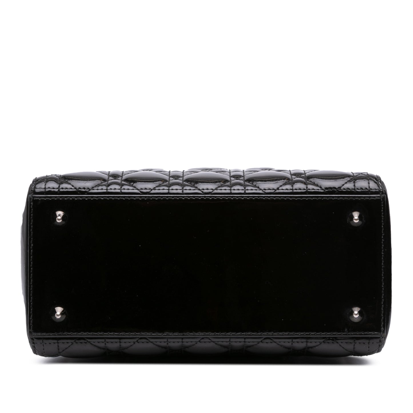 Dior Medium Patent Cannage Lady Dior