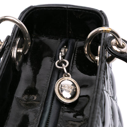 Dior Medium Patent Cannage Lady Dior