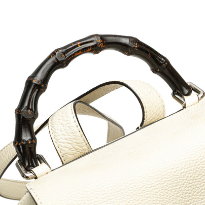 Gucci Leather Bamboo Tassel Backpack