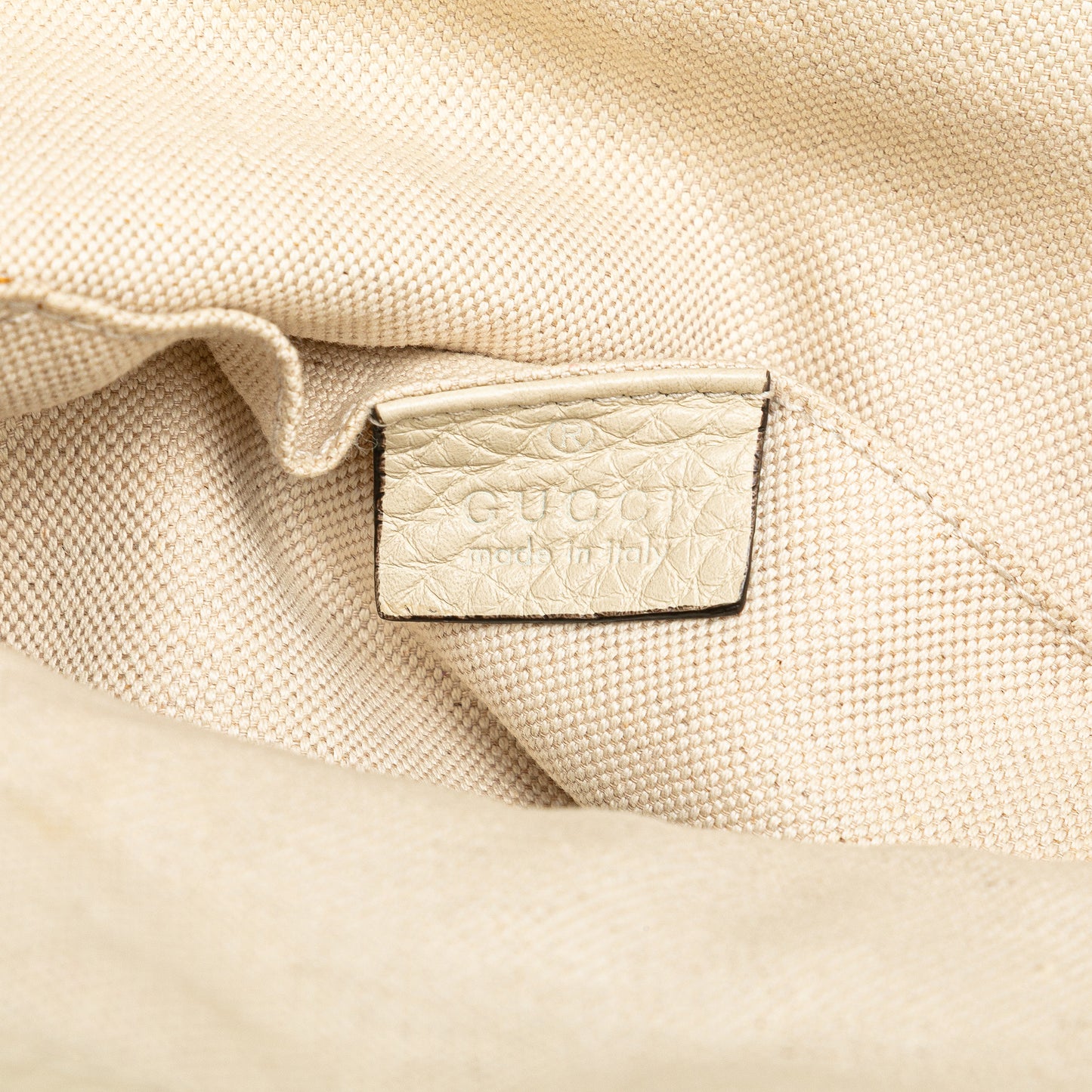 Gucci Leather Bamboo Tassel Backpack