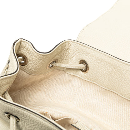 Gucci Leather Bamboo Tassel Backpack