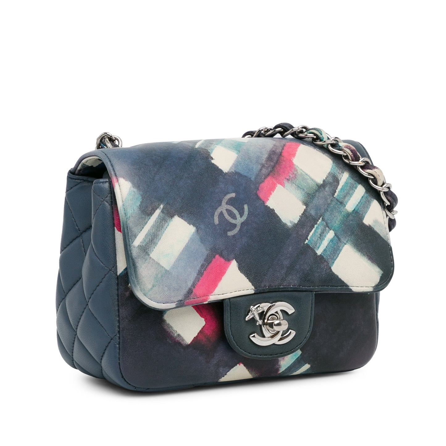 Chanel Mini Square Classic Calfskin Airline Flap