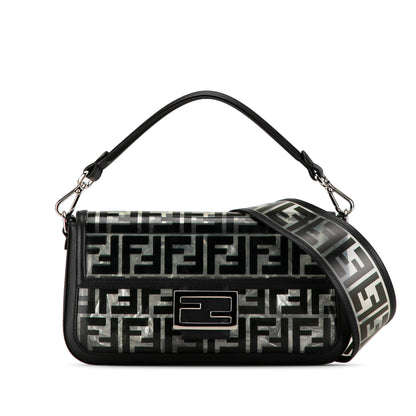 Fendi Medium Zucca Pvc Baguette Satchel