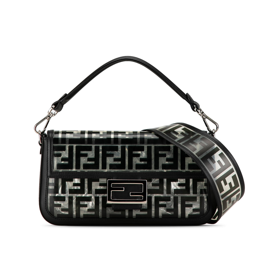 Fendi Medium Zucca Pvc Baguette Satchel