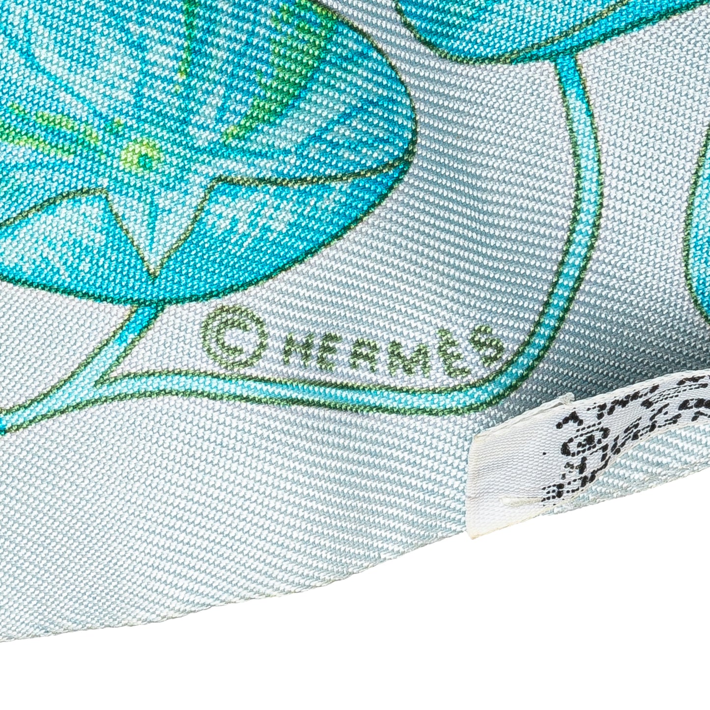 Hermès Un Jardin Sur Le Nil Silk Twilly Scarf (22942)