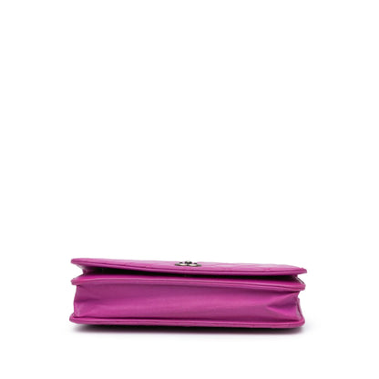 Chanel Lambskin Coco Boy Wallet On Chain (20552)