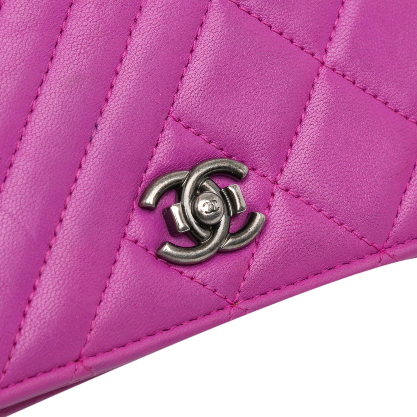 Chanel Lambskin Coco Boy Wallet On Chain (20552)