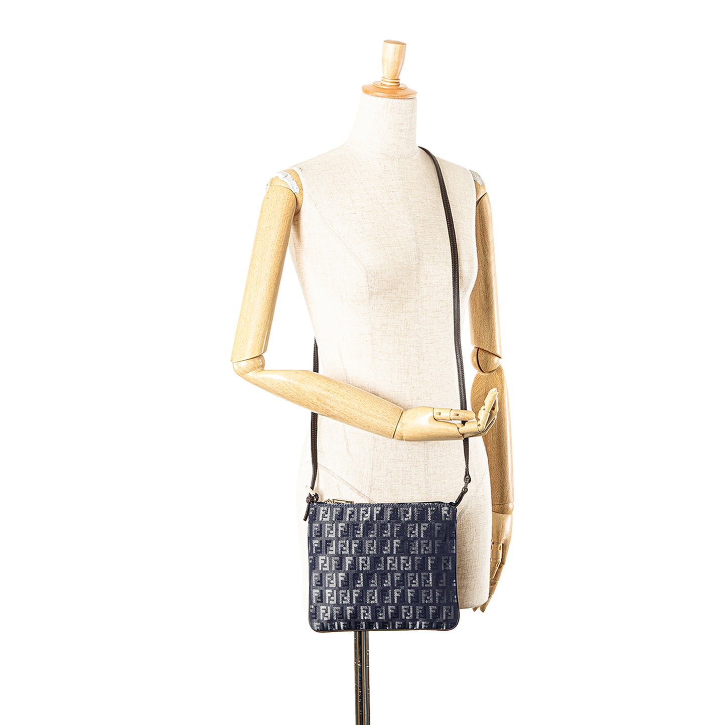 Fendi Zucchino Denim Crossbody