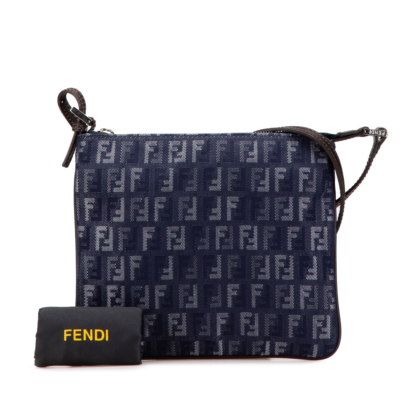Fendi Zucchino Denim Crossbody