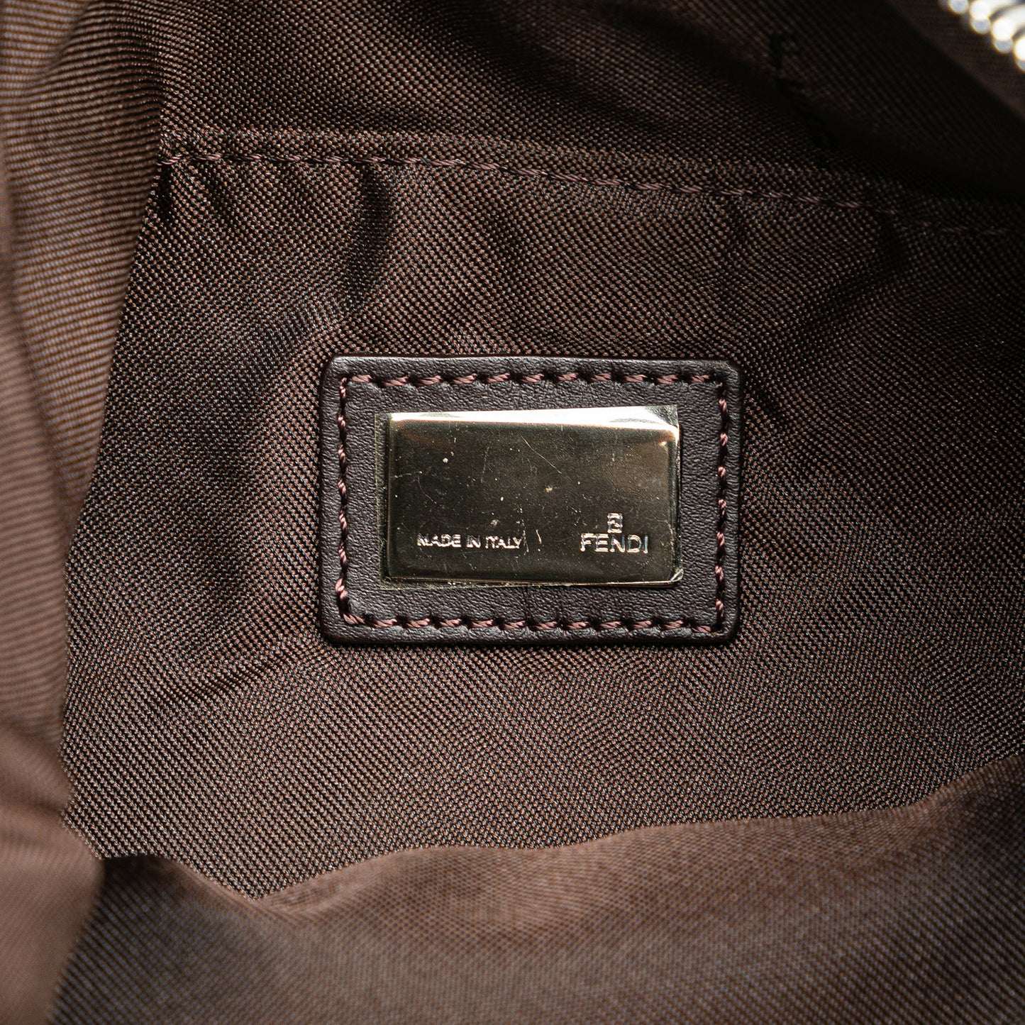 Fendi Zucchino Denim Crossbody