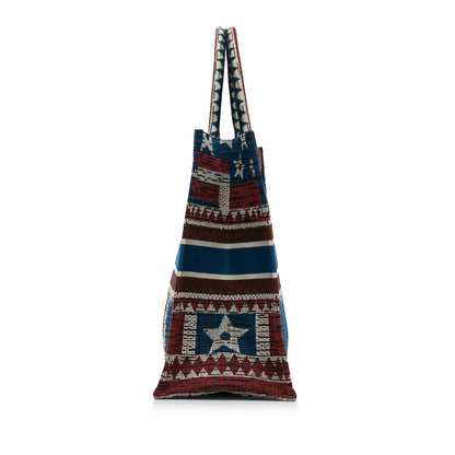 Dior Large French Flag Book Tote