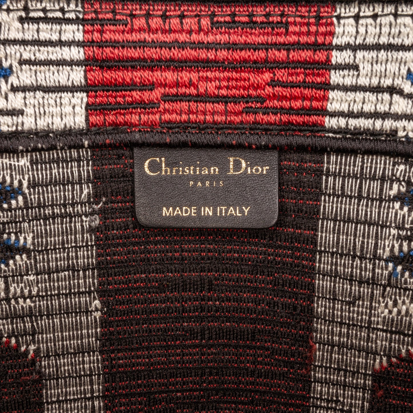 Dior Large French Flag Book Tote
